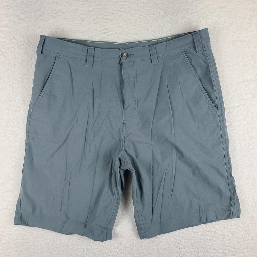 Eddie Bauer Shorts Mens 38 Green-ish Gray 10